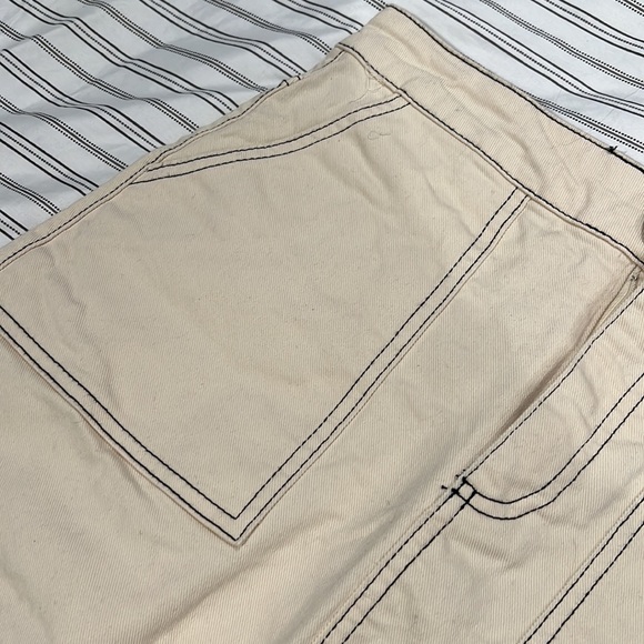 off white denim short - Picture 3 of 3